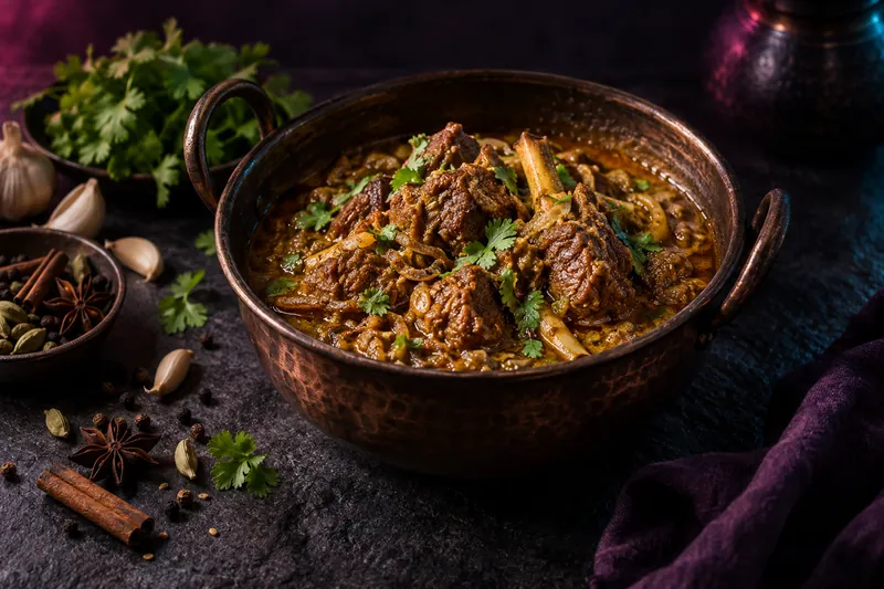 Aromatic spiced meat